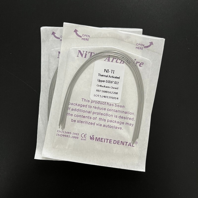 10 Packs Dental Orthodontic Thermal Activated Niti Arch Wires Rectangular Ovoid