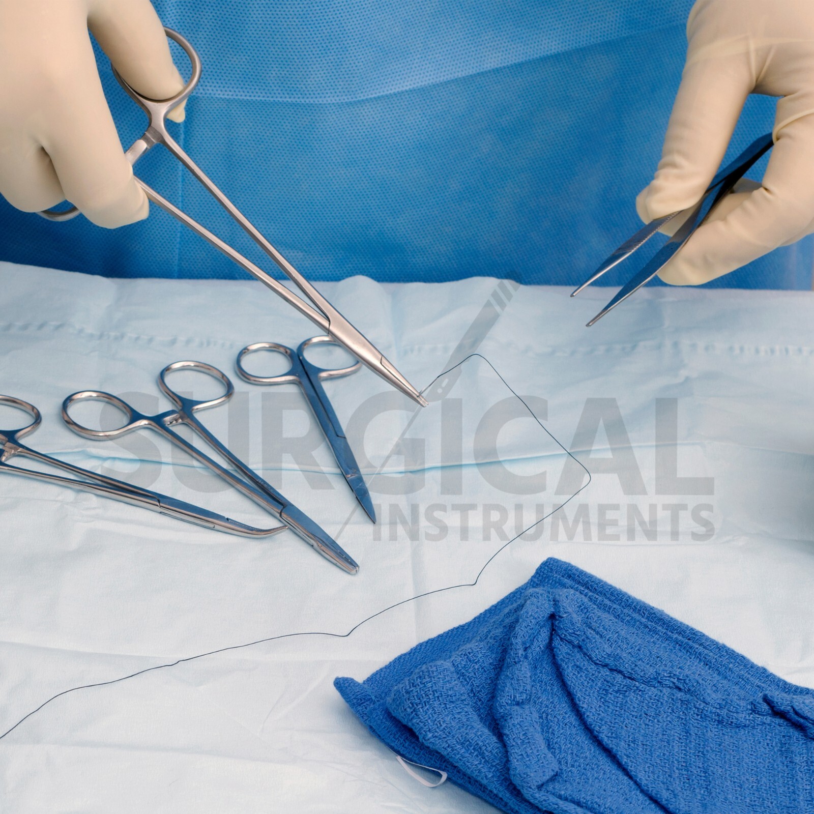 15 Piece Practice Suture Kit Set for Medical and Veterinary Student Training