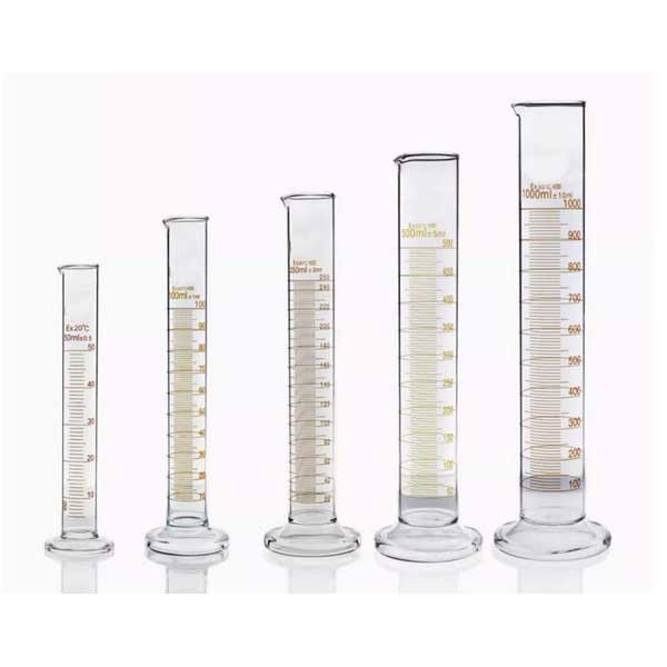 5ml – 1000ml Transparent Graduated Measuring Cylinder with Stopper Lab Supplies