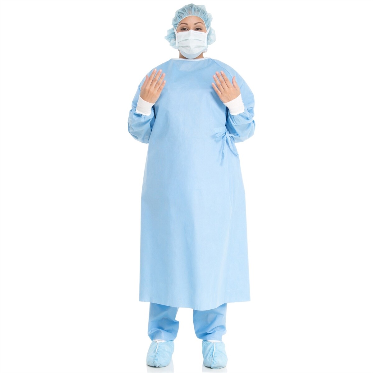 Level 3 halyard 41734 Performance AAMI Surgical Gown – Aero Blue, X Large