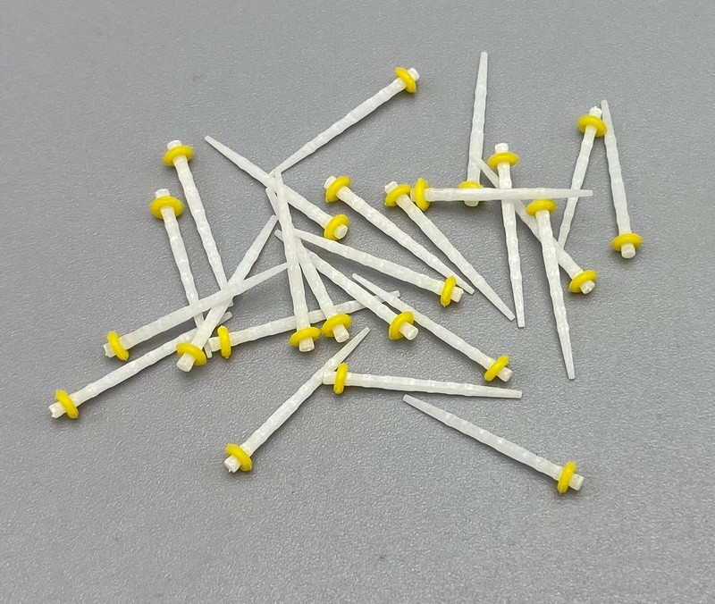 Dental Glass Quartz Fiber Post Root Canal Pin Straight Screw Restorative 1.2-1.8