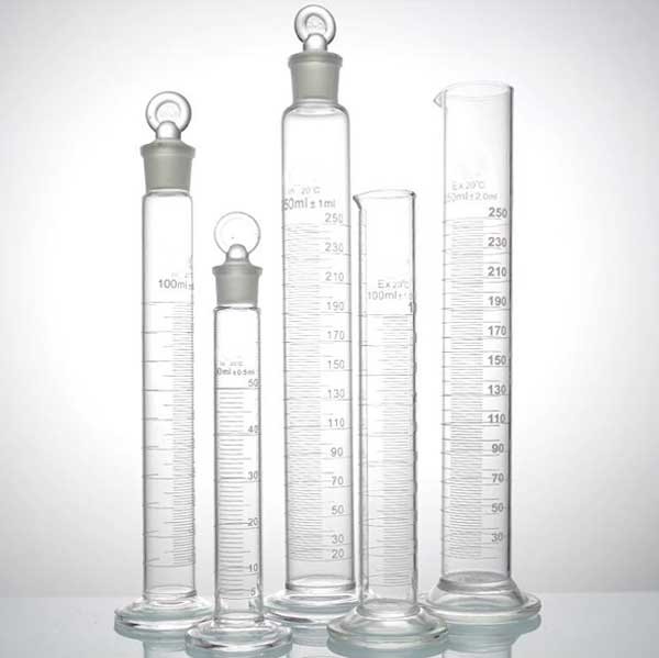 5ml – 1000ml Transparent Graduated Measuring Cylinder with Stopper Lab Supplies