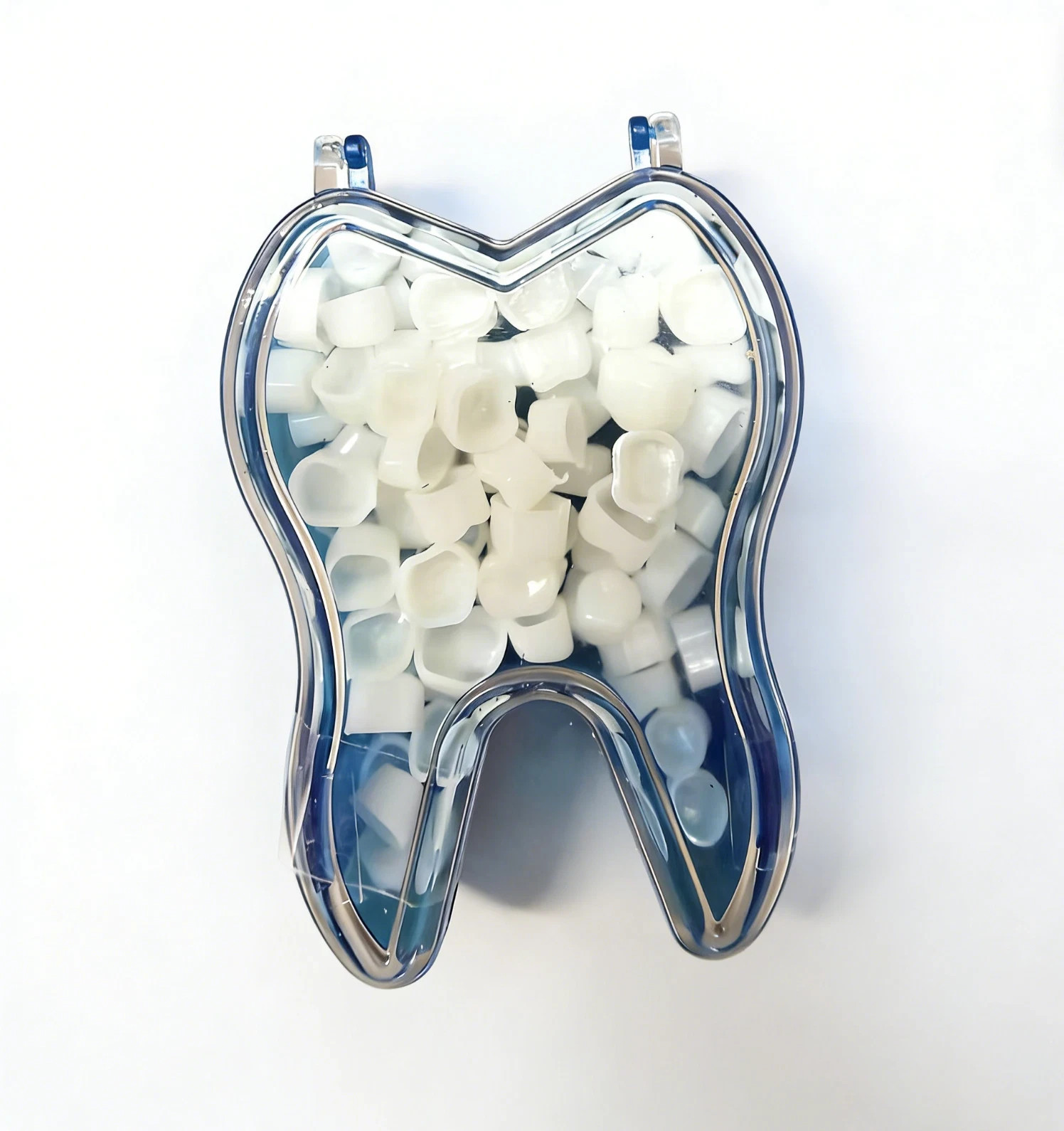 50 Pcs/Box Dental Whitening Front Temporary Crown Material Polycarbonate Tooth