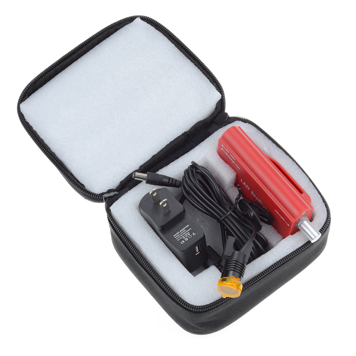 3W Dental Surgical LED Headlight Waist-hanging Headlamp with Filter for Loupes