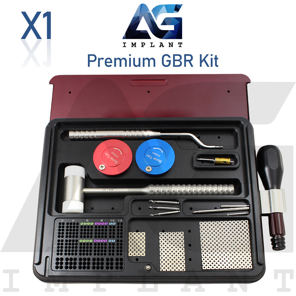 Premium GBR Kit Motor Mount Driver Membrane Screws Guided Regeneration Dental