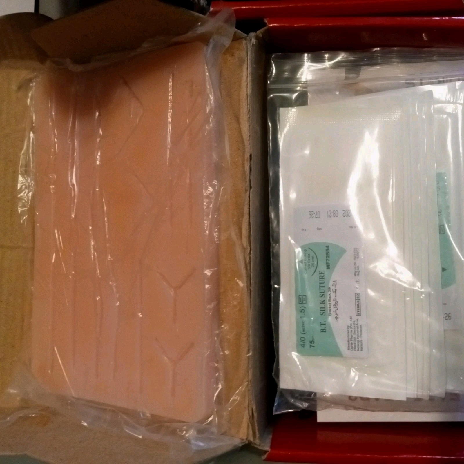 LOT 2+ Practice Suture Kit Sets Medical Veterinary Student Training total 52 pc