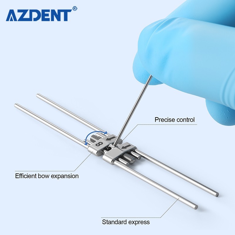 Dental Orthodontic Rapid Maxillary Expansion Screw Palatal Split Hyrax Expander