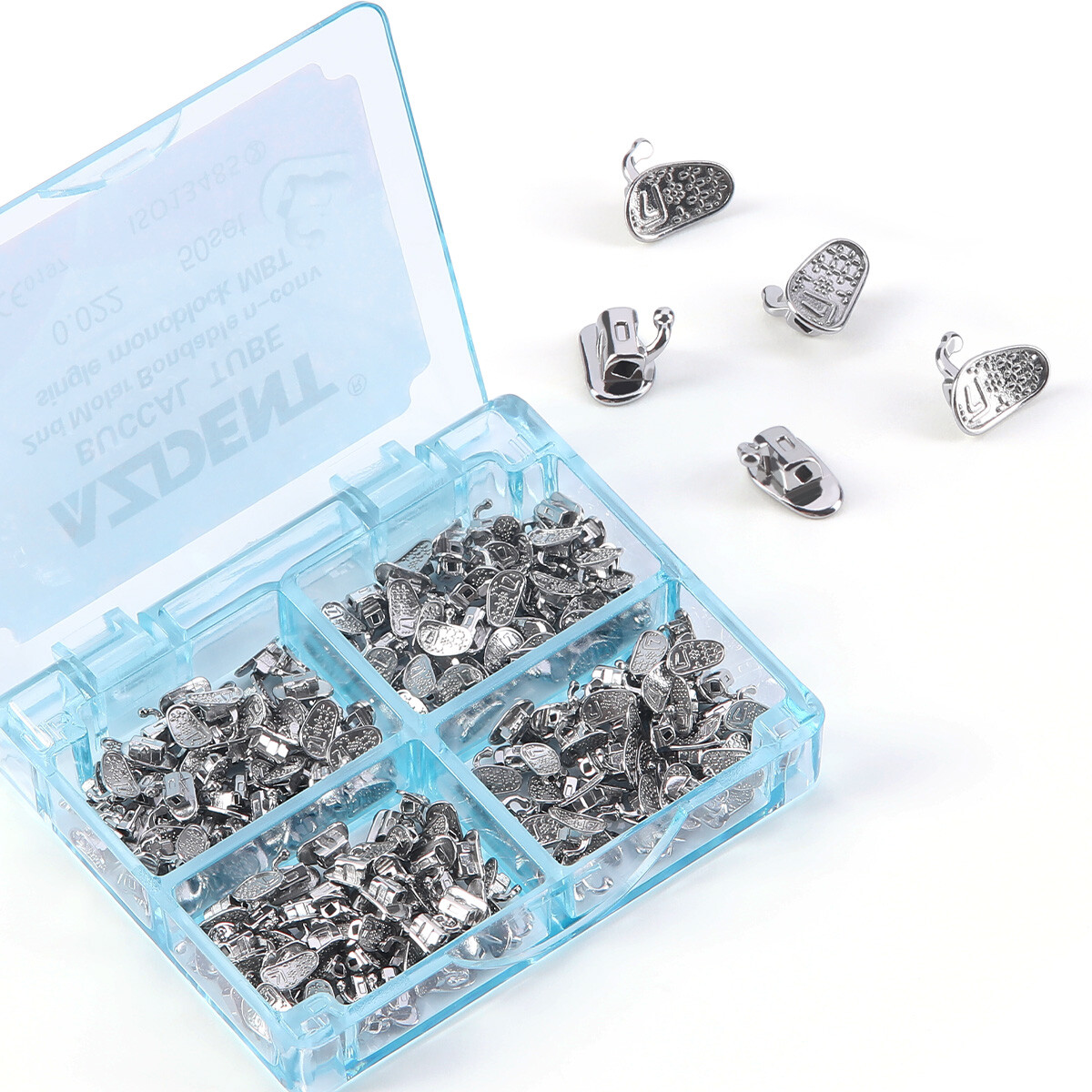 AZDENT Dental Orthodontic Buccal Tubes 1st 2nd Molar Tube Roth MBT 022 Bondable
