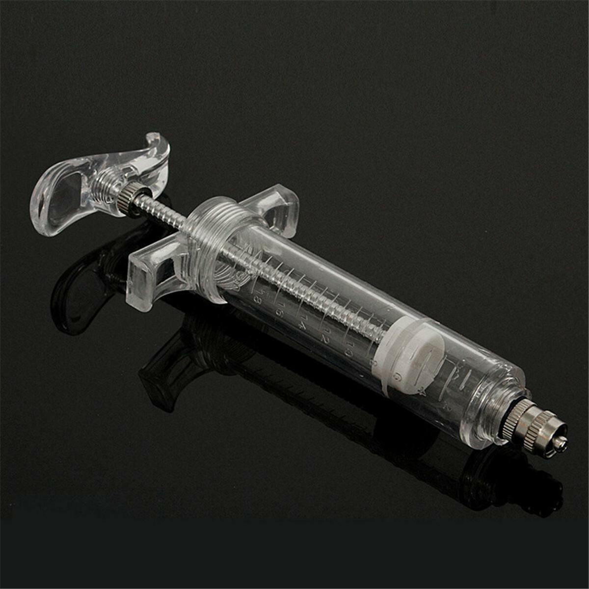 1/2/3/4 set 20/50/100ml Reusable Veterinary Syringe for Livestock Supply Tool US