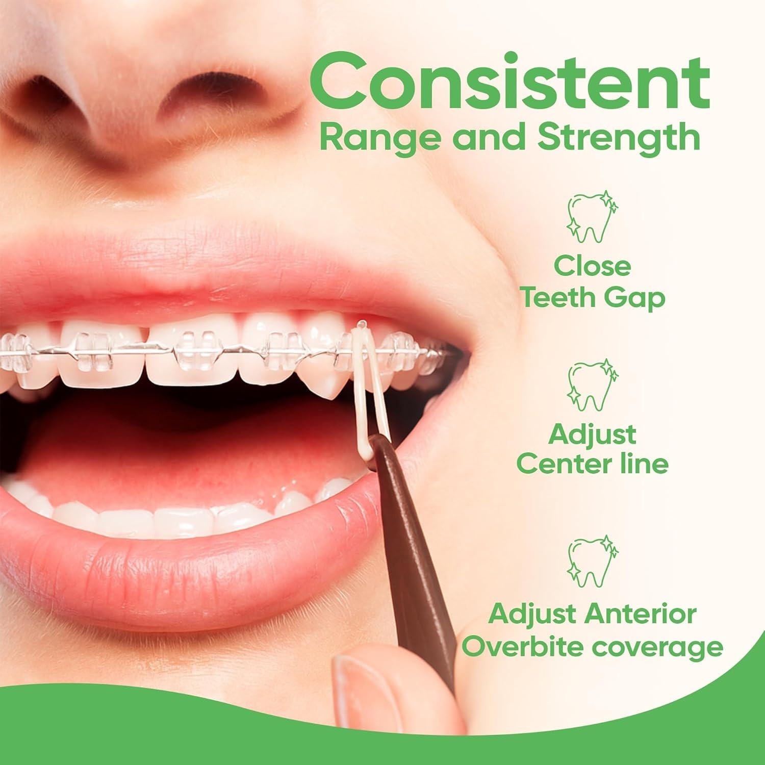 Orthodontic Rubber Bands for Braces – Quality Elastic Teeth Rubber Bands for…