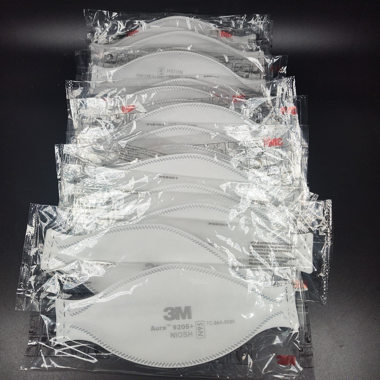 3M Aura 9205+ N95 Particulate Respirator Face Mask NIOSH – White (20 Pack)