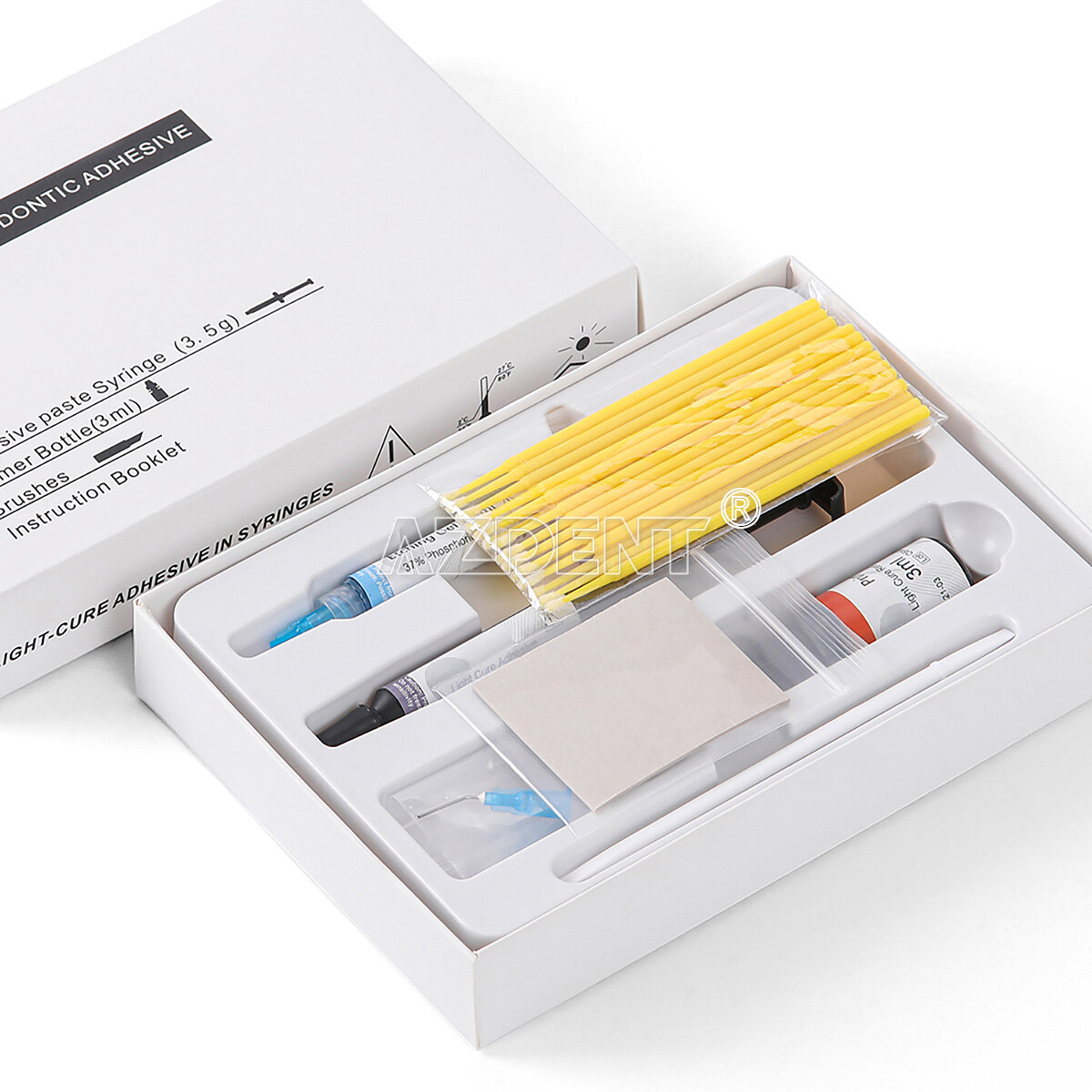 Dental Orthodontic Light Cure Composite Etching Adhesive Etching Gel Kit