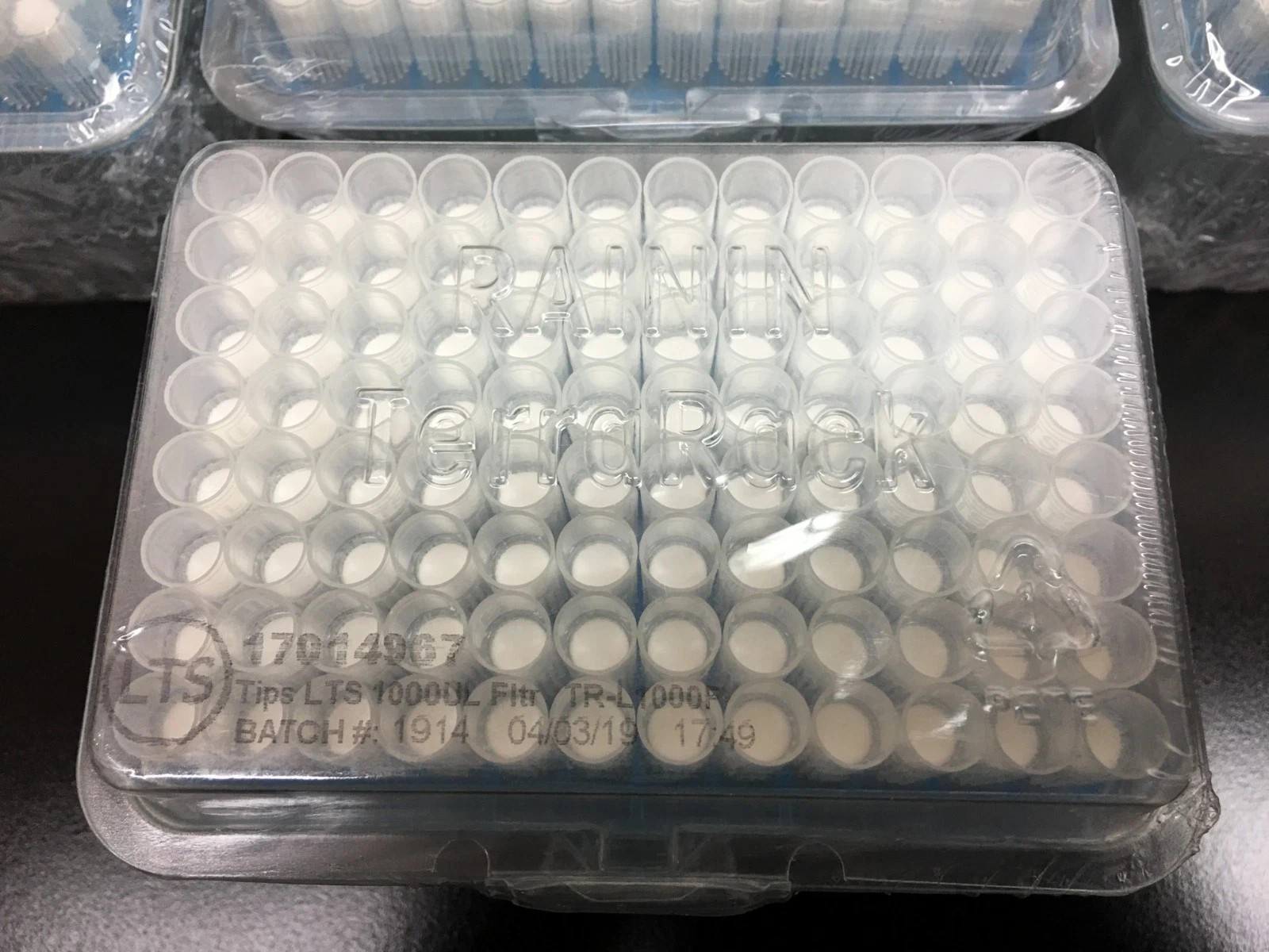 Mettler Toledo Rainin REF 17014967 Pipette Tips TR LTS 1000µL Fltr Lot 7 Racks