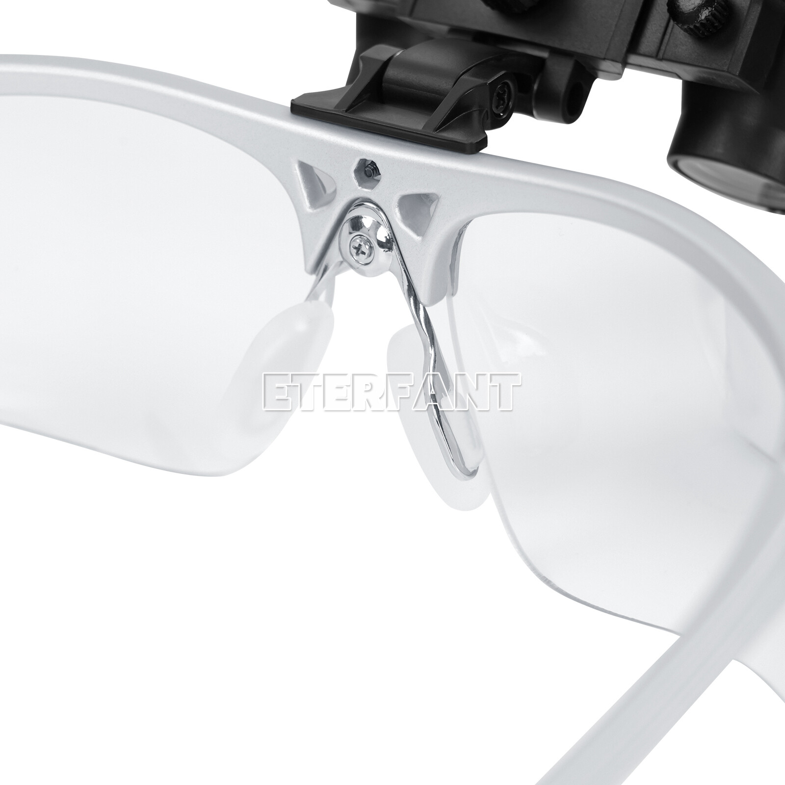 ETERFANT Dental Surgical Binocular Magnifier Loupes High-Definition 3.5X Silver