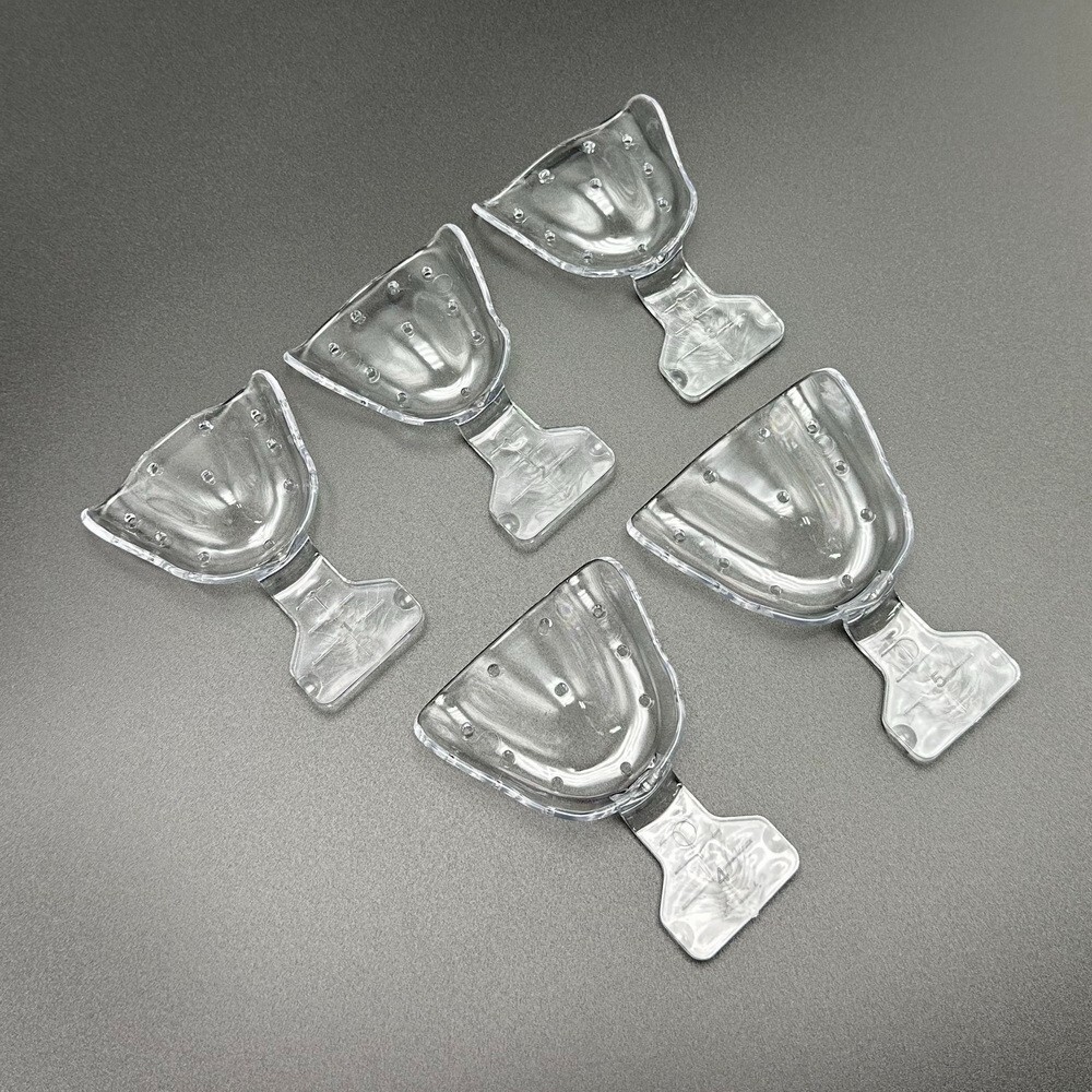 Plastic Dental Impression Trays Frame Cut Back Edentulous Jaw Sterilize 135℃
