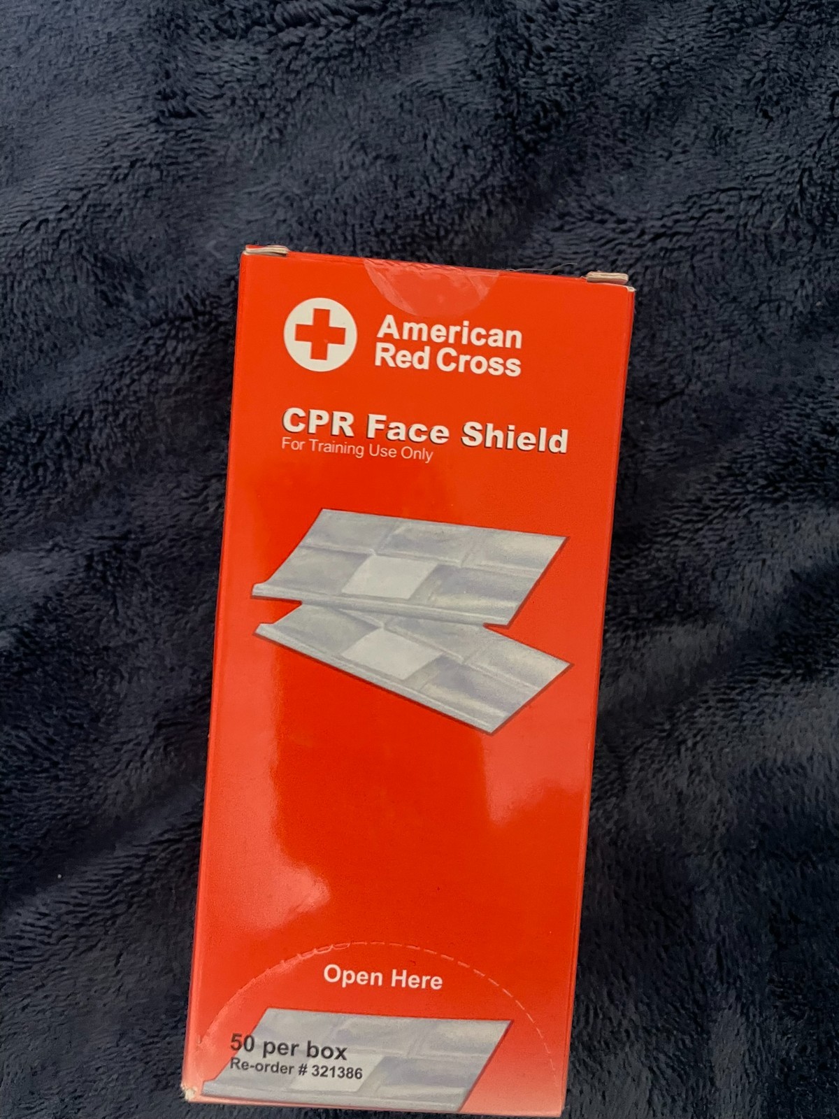 Red Cross CPR Faceshield for training only. Box still sealed.