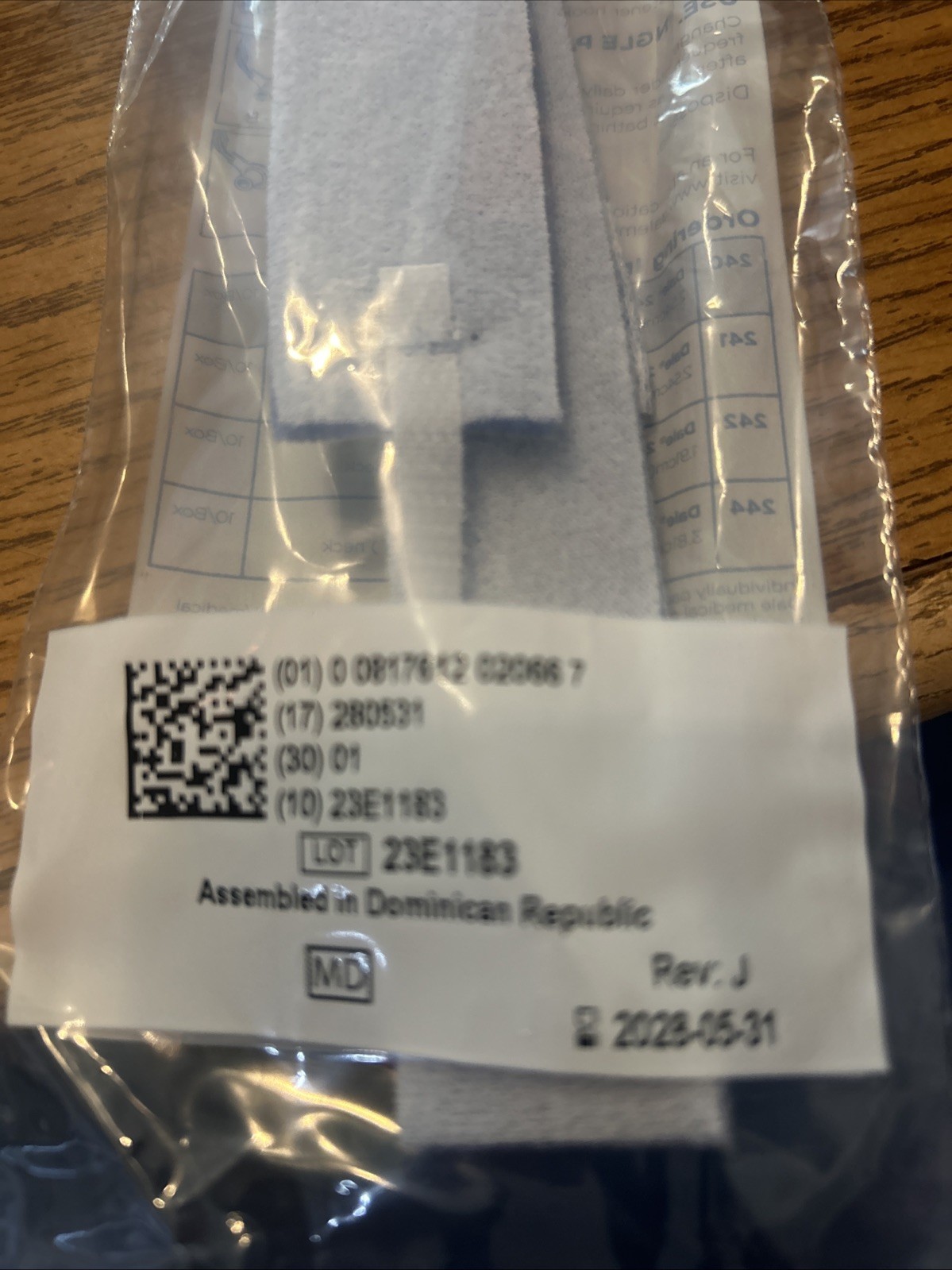 PT# -240 PT# # 240- Tube Holder Tracheostomy Dale Blue Adult One Size Fits Most