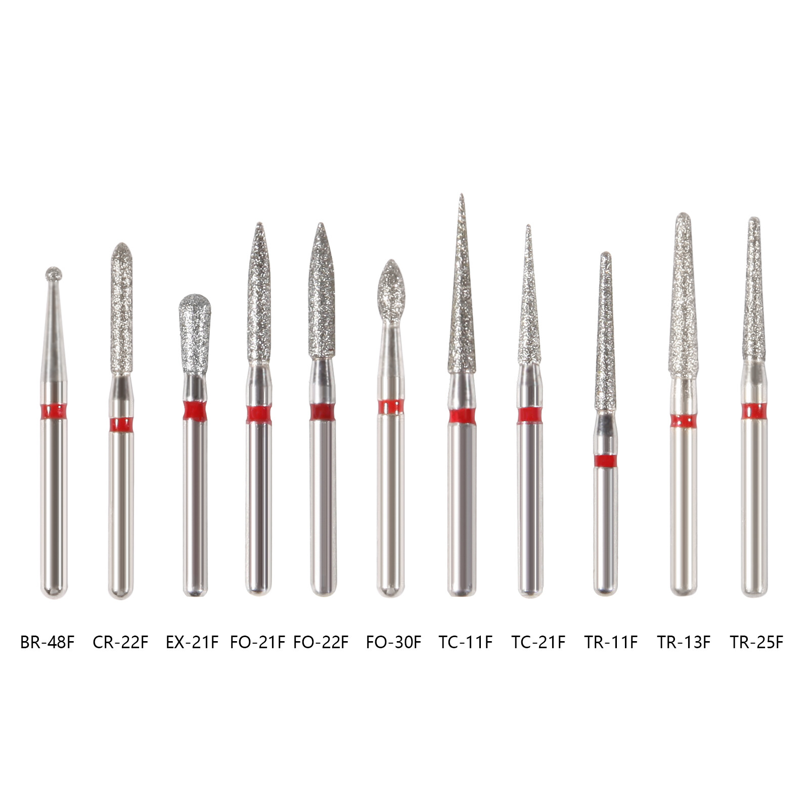 Fresas diamante Dental para agarre fricción pieza de mano de alta FG1.6mm SKYSEA