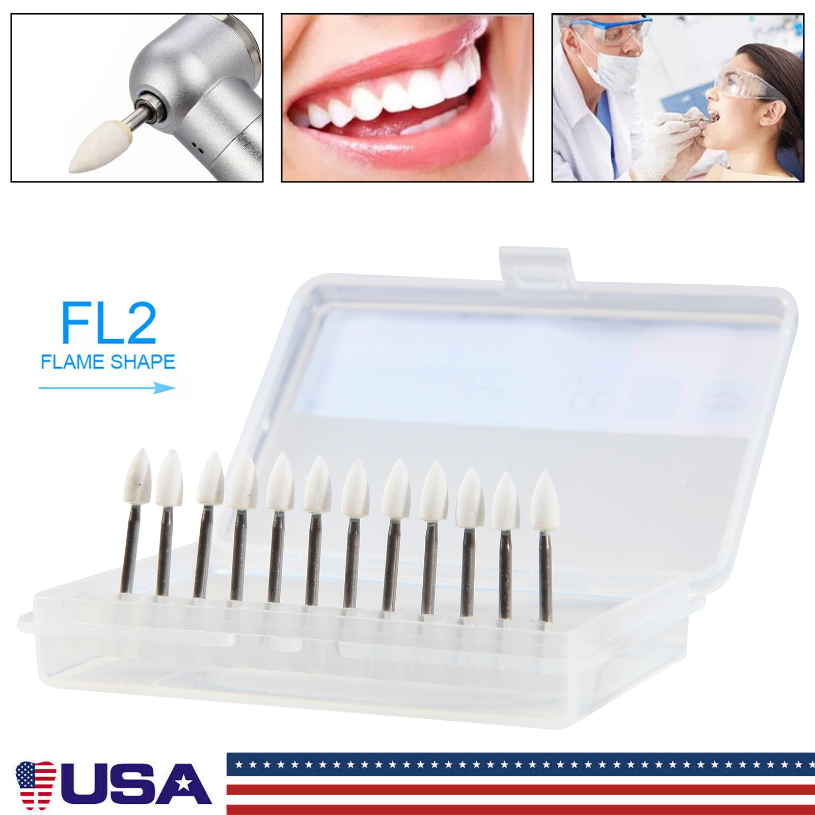 Dental Air Polisher Flow Teeth Polishing Handpiece Hygiene Prophy Jet 4Hole &Tip