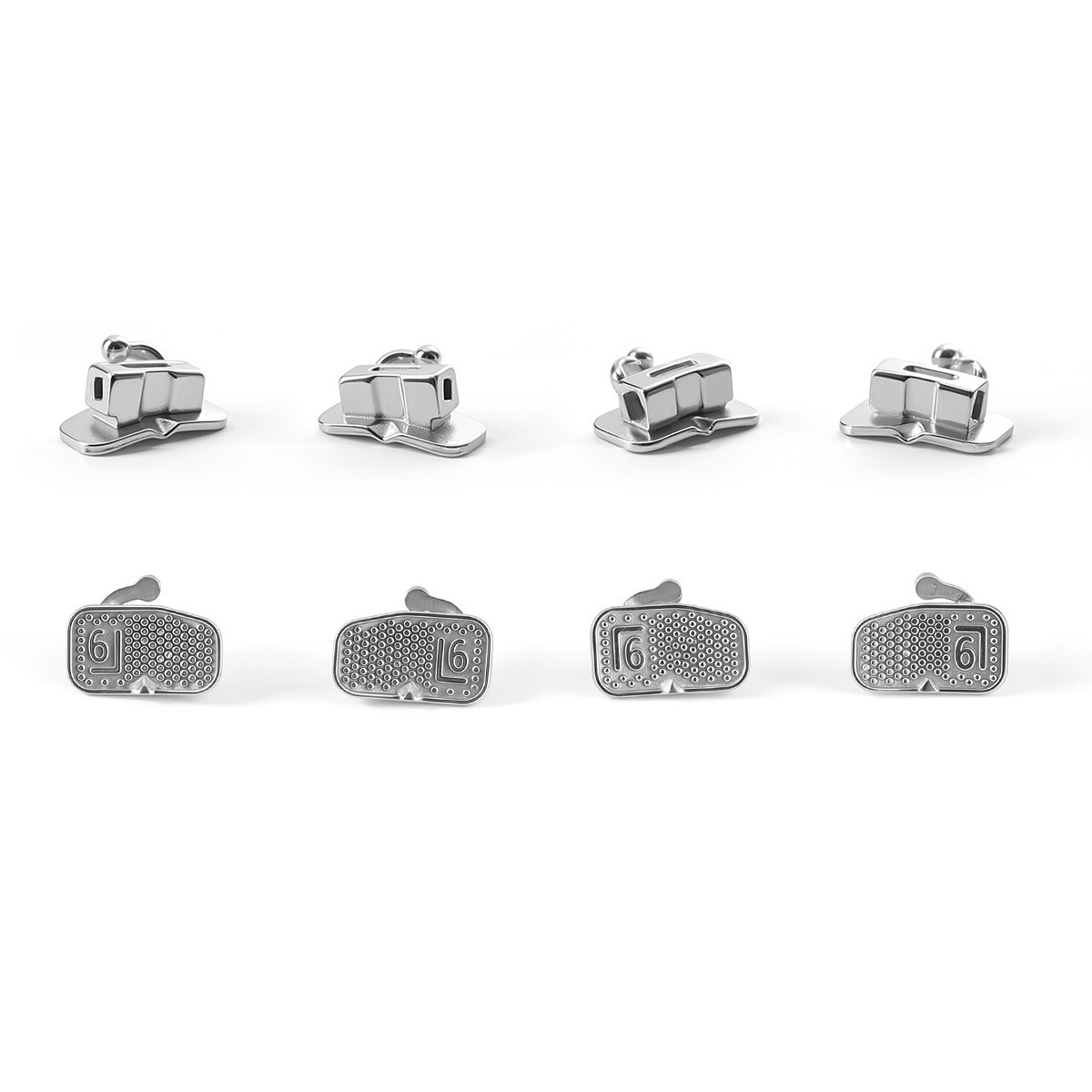 50set Dental Orthodontic 1st Molar Roth 0.022 Buccal Tubes Bondable Monoblock