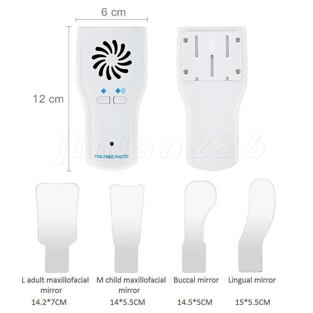Automatic Dental LED Anti-fog Mirrors for Oral photography Reflector Glass Defog