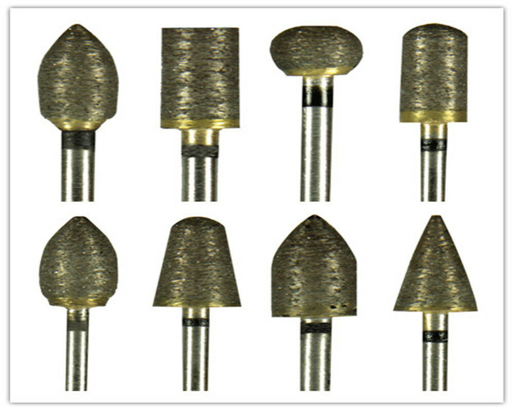 50 Pieces Sintered Diamond Bur Dental Lab Tool Sets Jewelry Alloy Polishing Burs