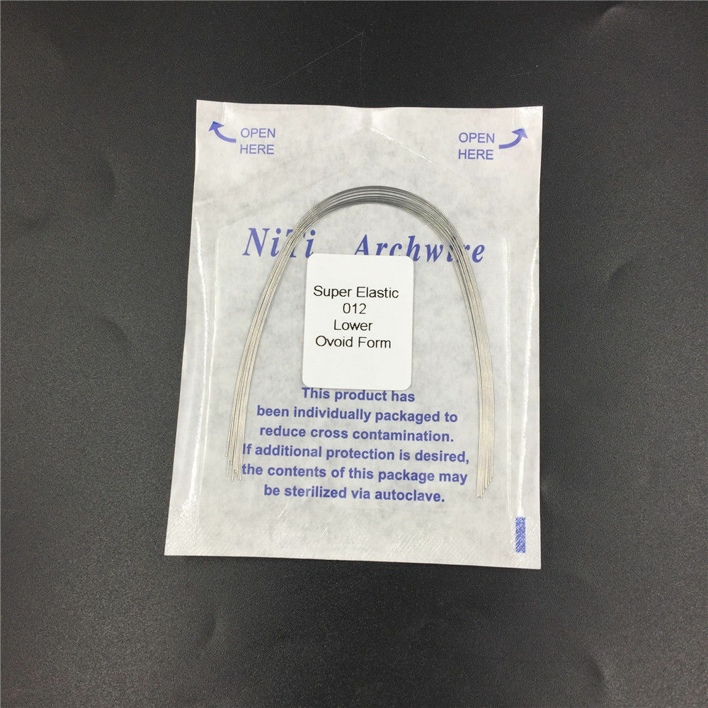 Dental Orthodontic Kit Bracket Roth 022 Elastics Arch Wire NiTi Ligature Ties
