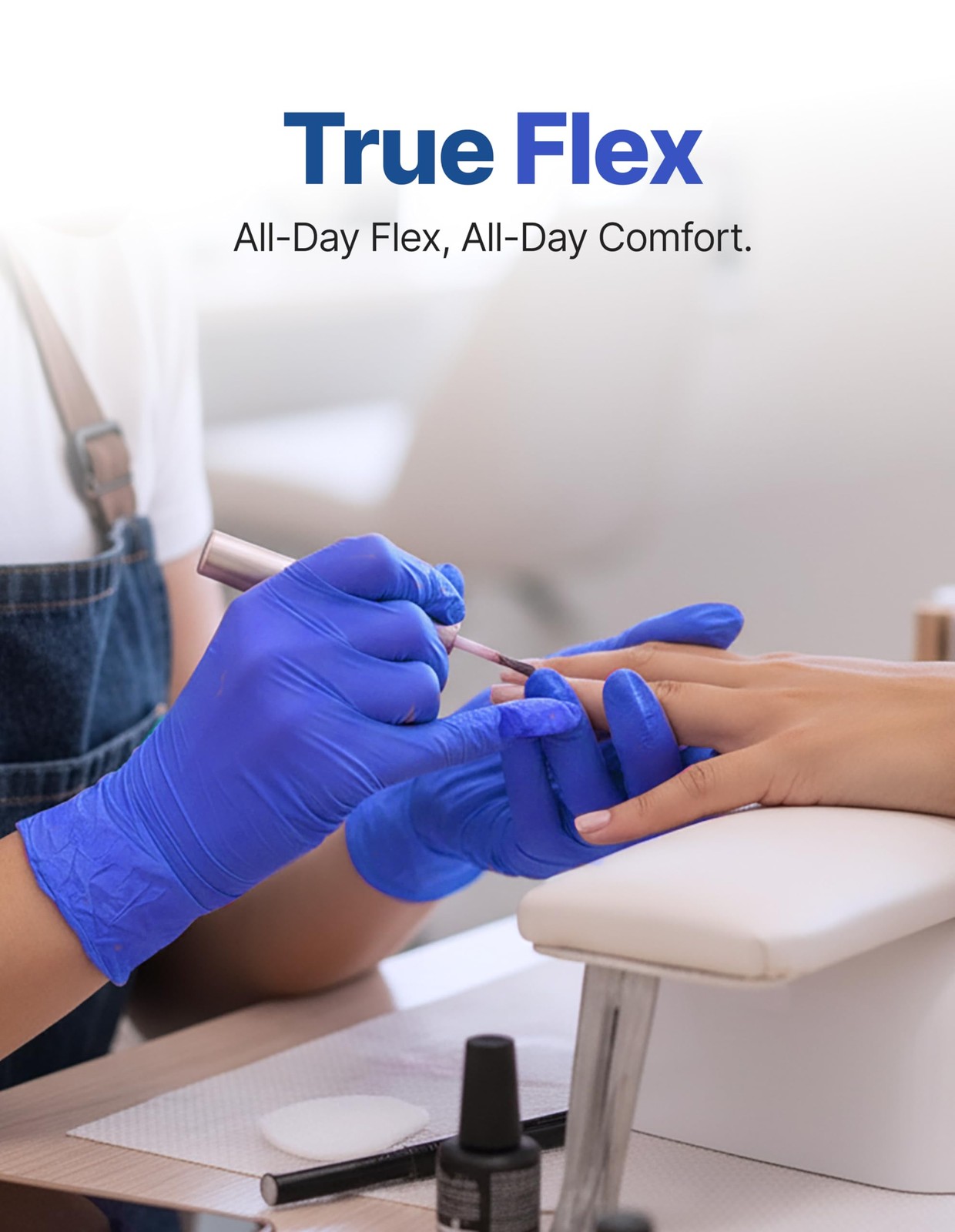 Schneider Nitrile Exam Gloves, Dark Blue, Large, 03 Blue (Large 100ct)