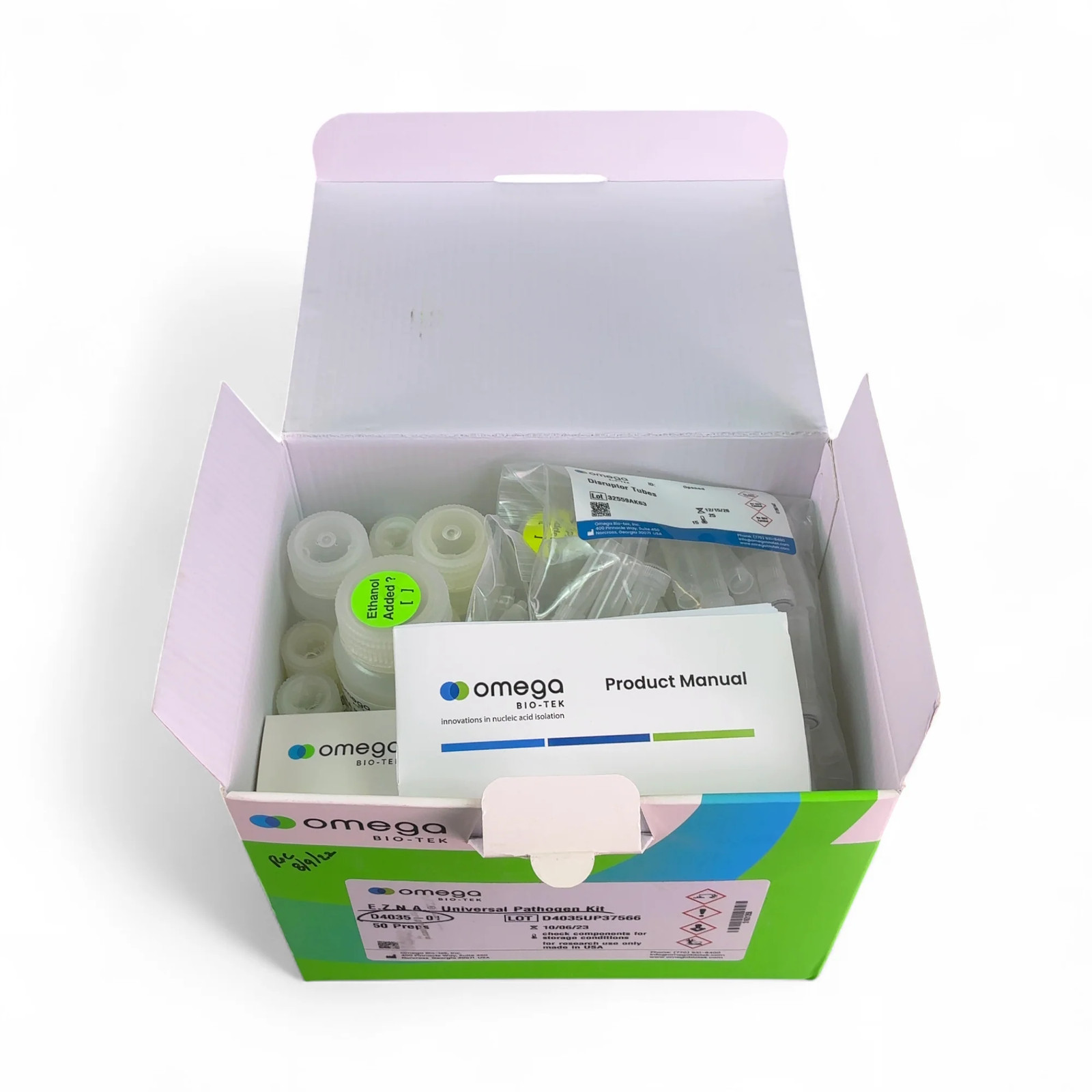 Omega Bio-Tek E.Z.N.A. Universal Pathogen Kit 50 Preps D4035-01 50 (Best Offer!)