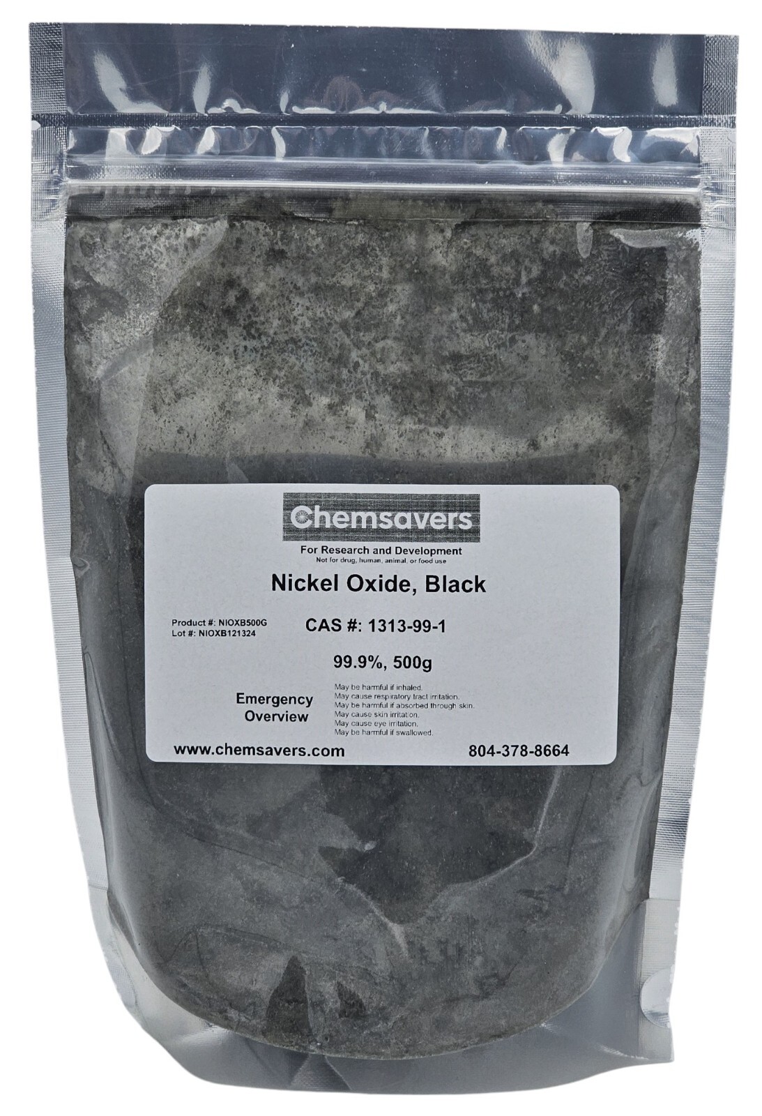 Nickel Oxide, Black, 99.9%, 500g