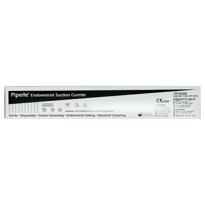 *25-Packs* Cooper Surgical Pipelle Curette Sterile 8200