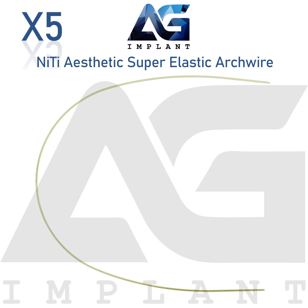 NiTi Aesthetic Intraoral Super Elastic Archwire White Wire Dental Orthodontic
