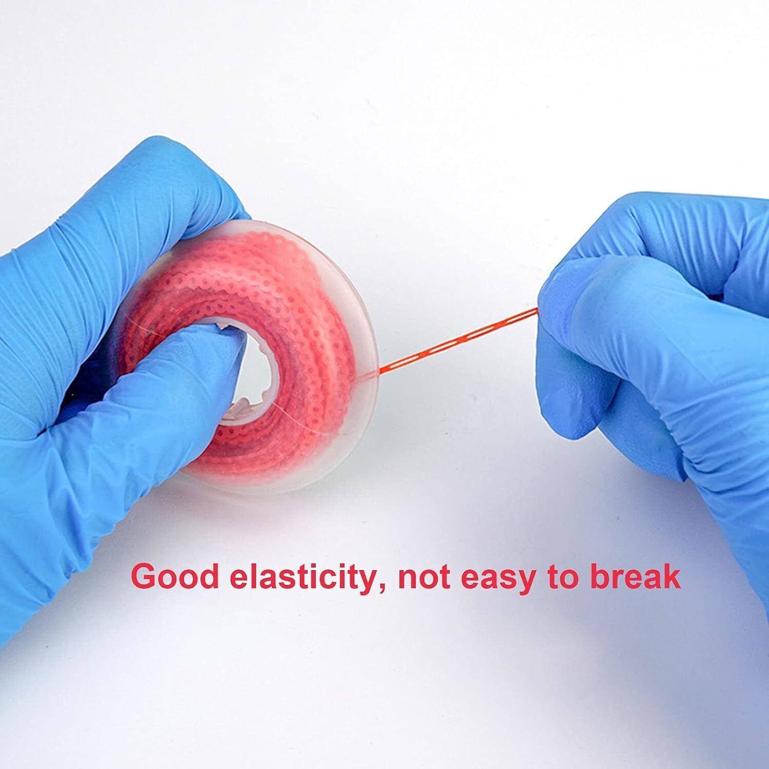 Dental Ortho Elastic Ultra Ligature Ties Power Chain for Braces Long/Short/Close