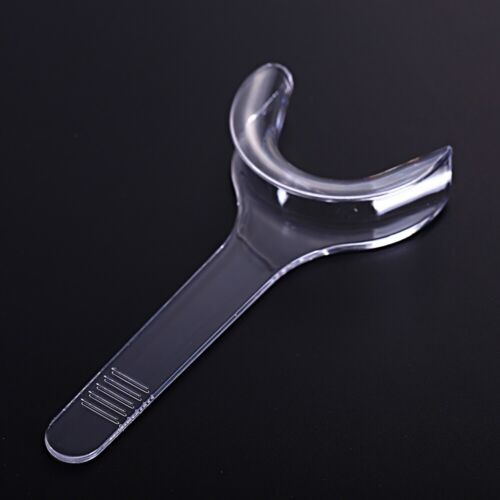 20Pcs Dental Intraoral Cheek Lip Retractor T-Shape Mouth Opener Clear S/L Size