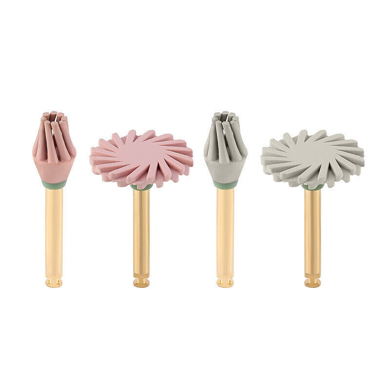 4 Pcs/Box Dental Composite Polishing Wheel Silicone Diamond 135°C Autoclavable