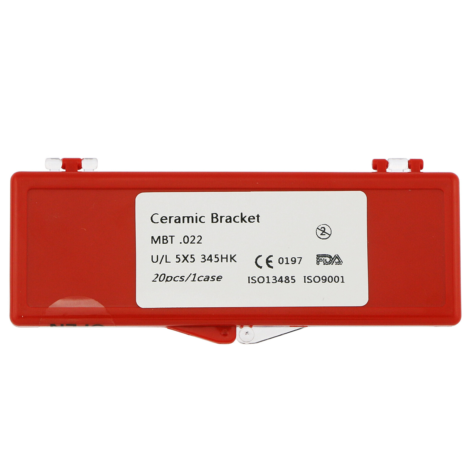 Ormaer 3M Dental Orthodontic Ceramic Brackets Roth MBT 022 Slot 3 4 5 Hooks Mesh