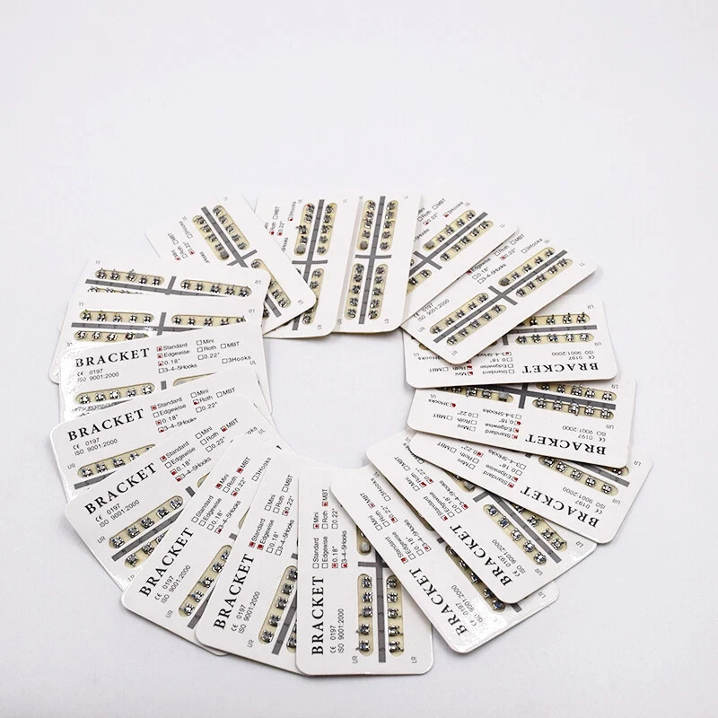 Dental Orthodontic Metal Bracket Braces Edgewise Roth/Mini/Standard 018/022 Slot