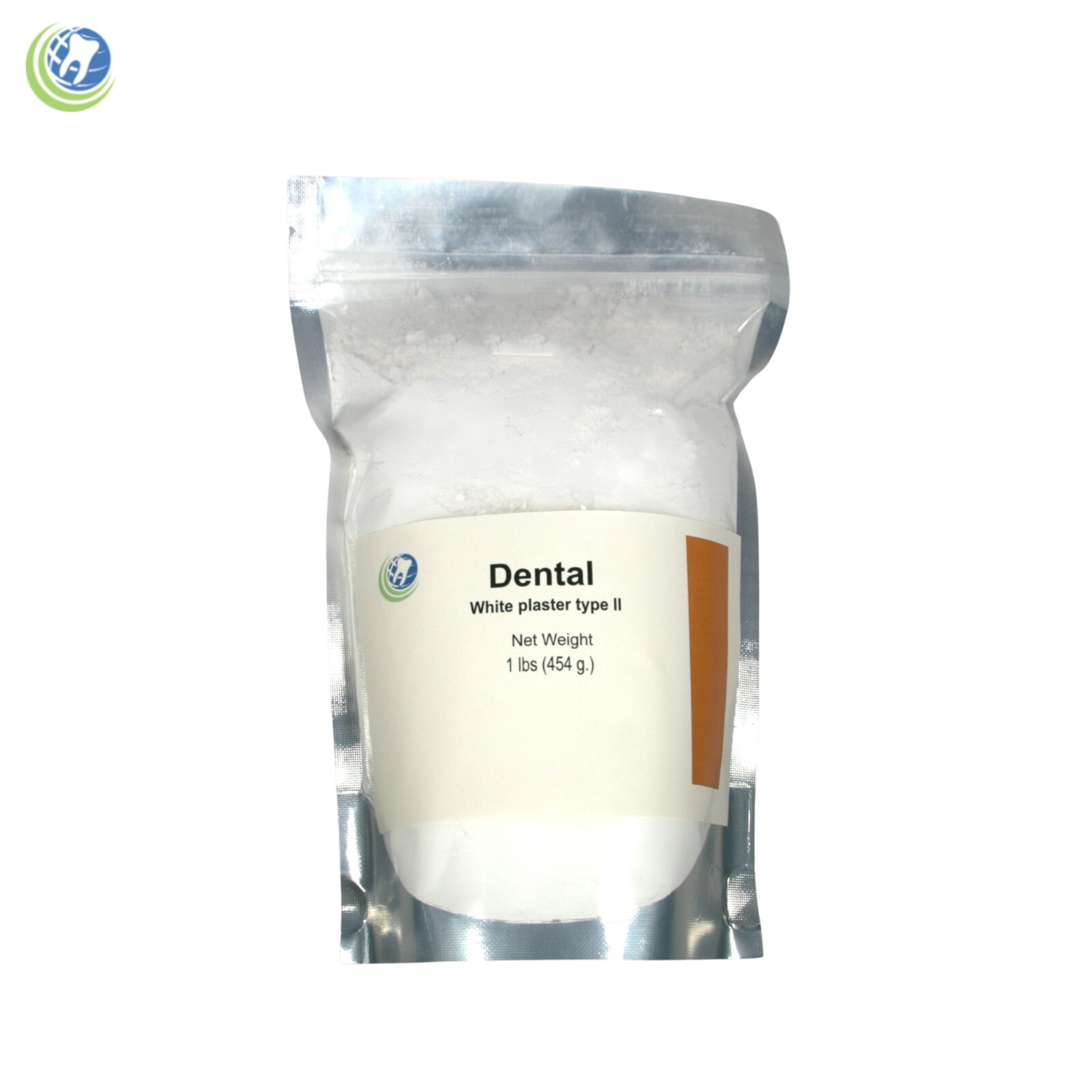 DENTAL LAB PLASTER CREAMY WHITE TYPE II REGULAR SET 1 Lb. (454 G)