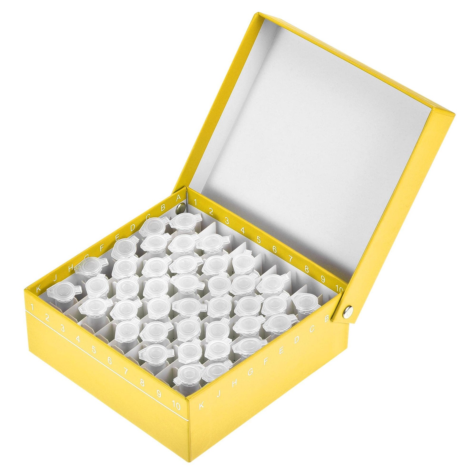 uxcell Centrifuge Tube Freezer Storage Box 100 Places Waterproof Cardboard…