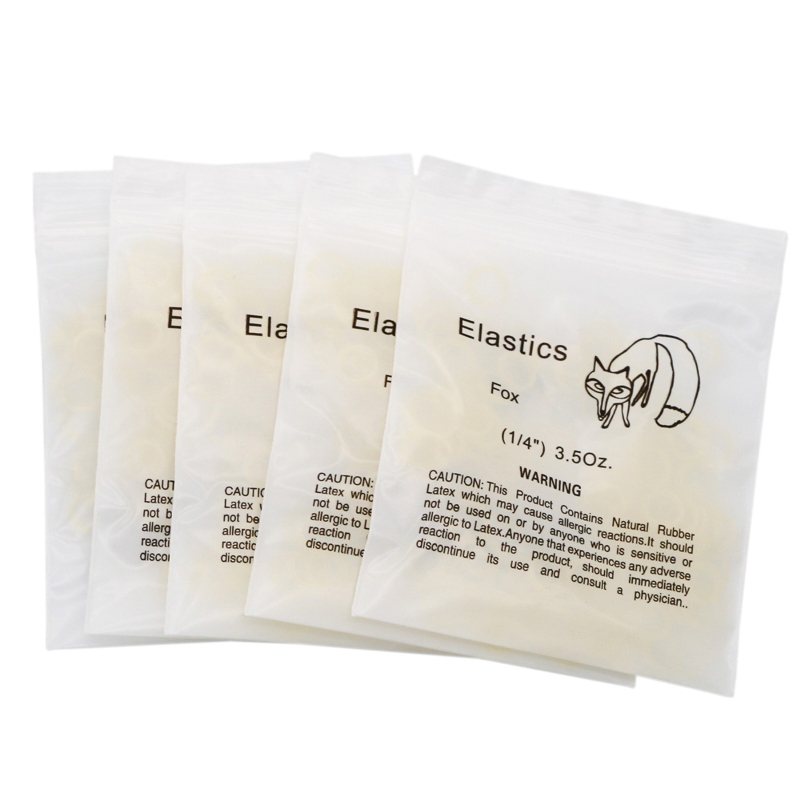 Dental Orthodontic Elastics Rubber Bands Ortho Latex Braces 3.5 5.0 6.5 OZ