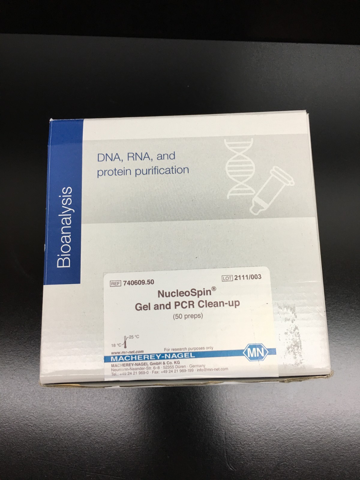 Macherey-Nagel REF 740609.50 TaKaRa NucleoSpin Gel and PCR Clean-Up 50 Preps