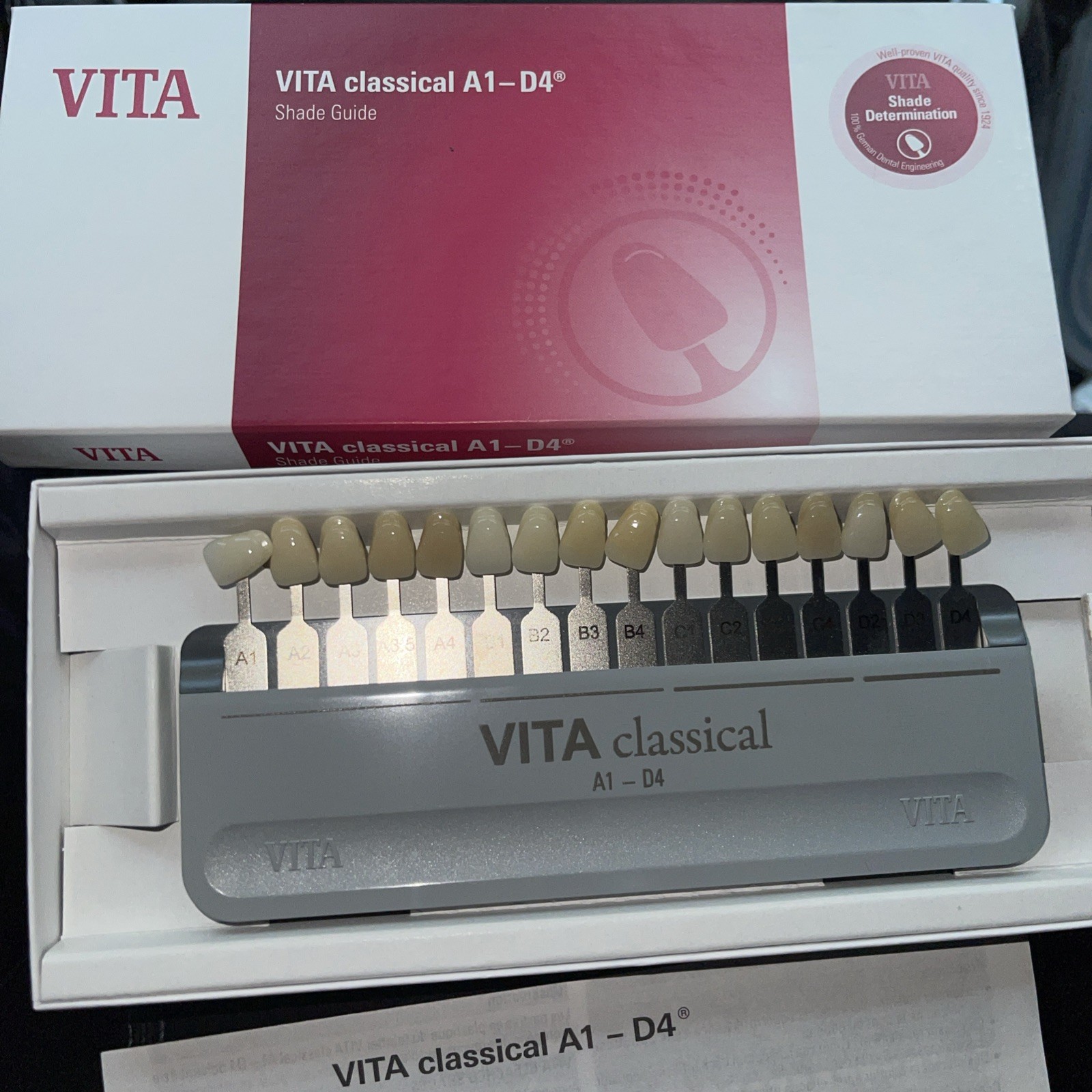 VITA Classical Dental Shade Guide Porcelain ORIGINAL LIMITED STOCK Authentic NEW