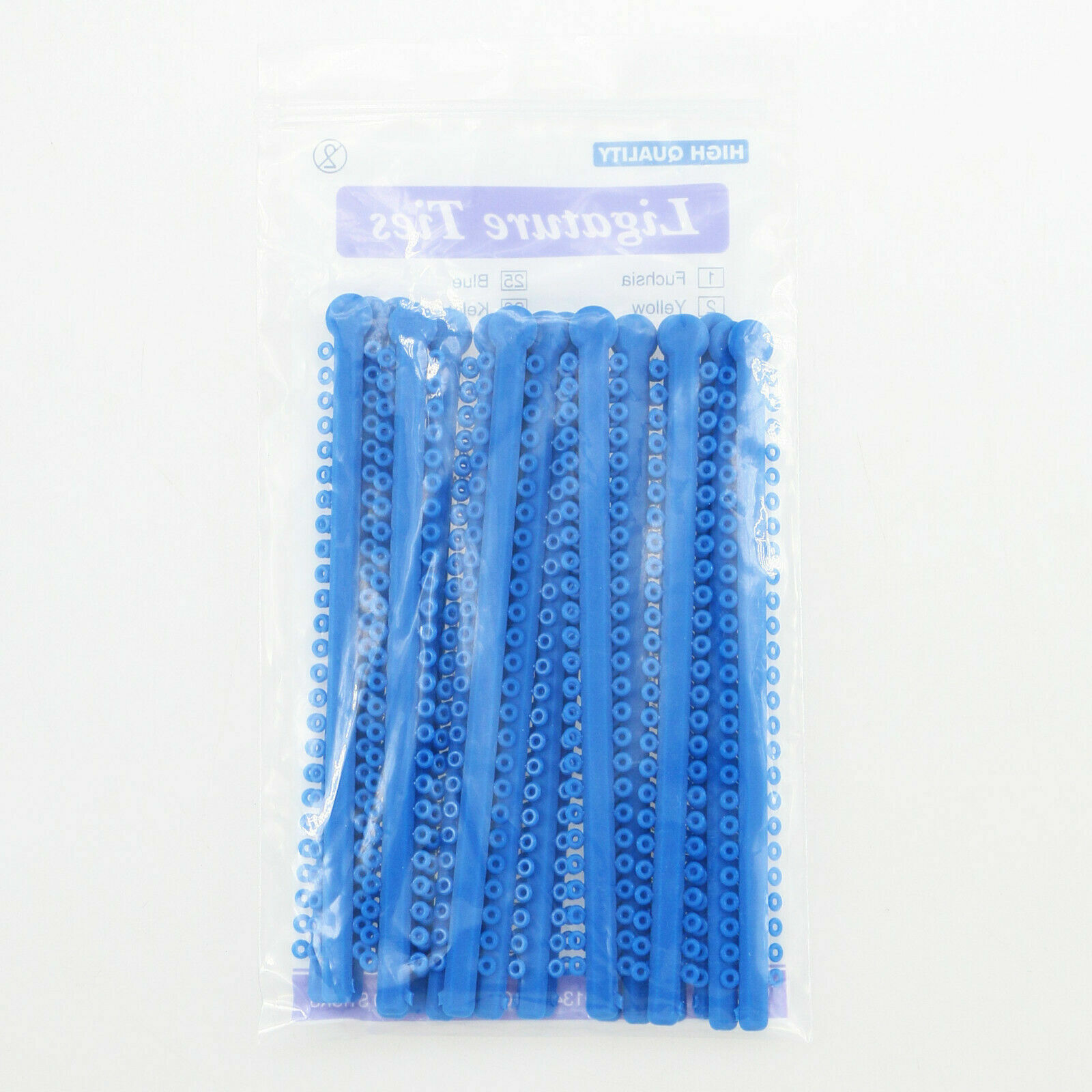 Dental Ortho Elastomeric Ligature Ties Elastic Rubber Bands Braces Light Force