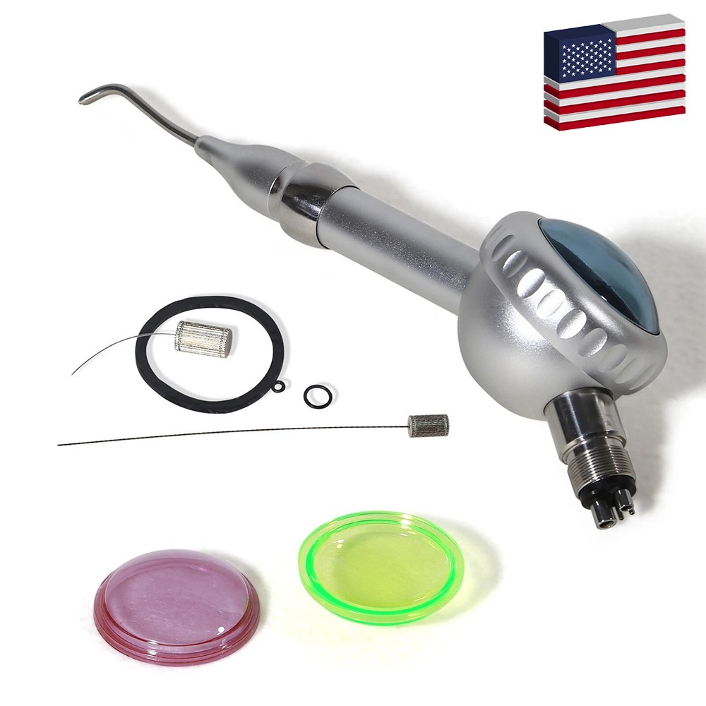 2/4 Holes 135ºC Dental Air Flow Teeth Polisher Handpiece Hygiene Prophy Jet