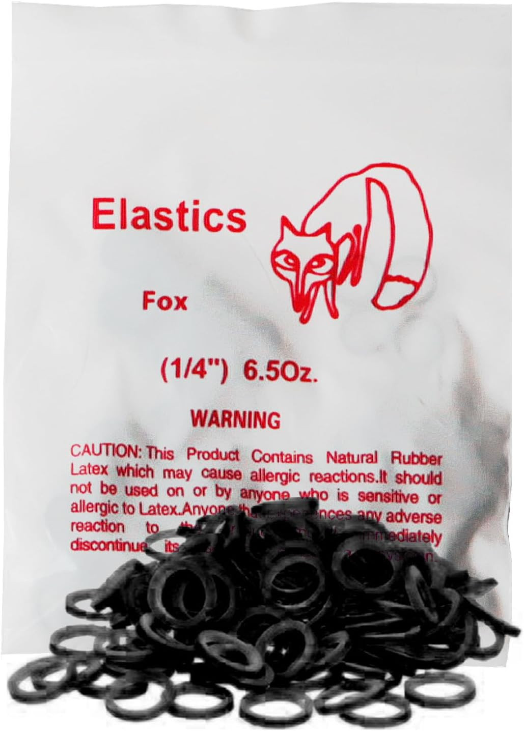 Non Latex 100P Black Orthodontic Elastics Dental Rubber Bands Intraoral Black El