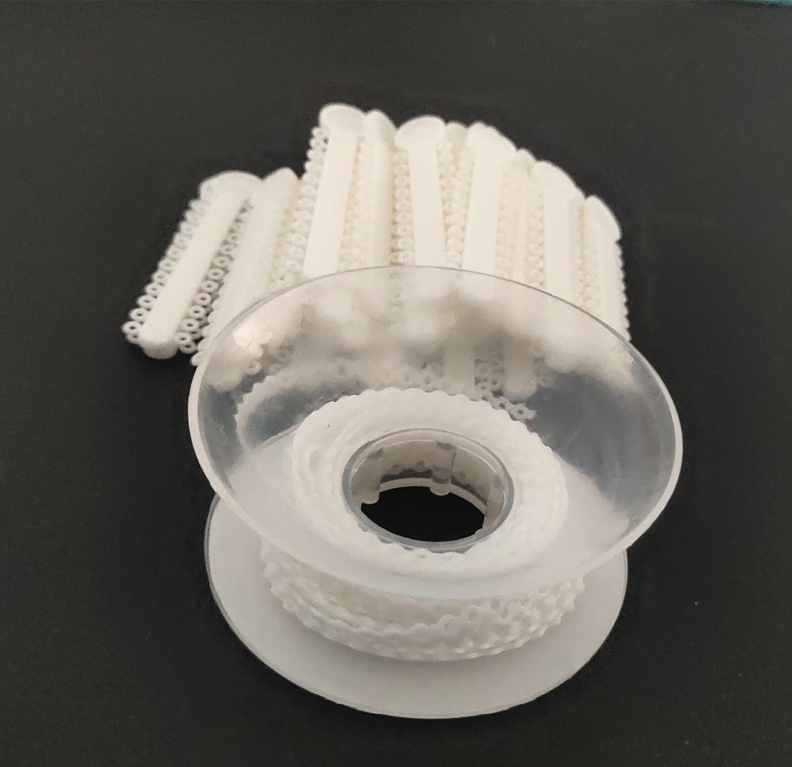 1 Pack White Ligature Ties 1008Pcs/Pack 1 Pack Ultra Power Chain 15 Feet Short