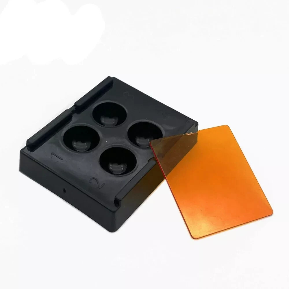 1 Pcs Dental 4 Well Mixing Wells with Light Shield Cover Palette Bonding Tray