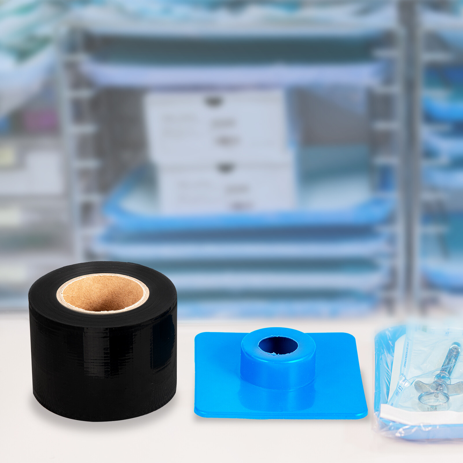 JMU Dental Barrier Film Tattoo 4″ x 6″ Barrier Tape Dental Barrier Film 8 Rolls