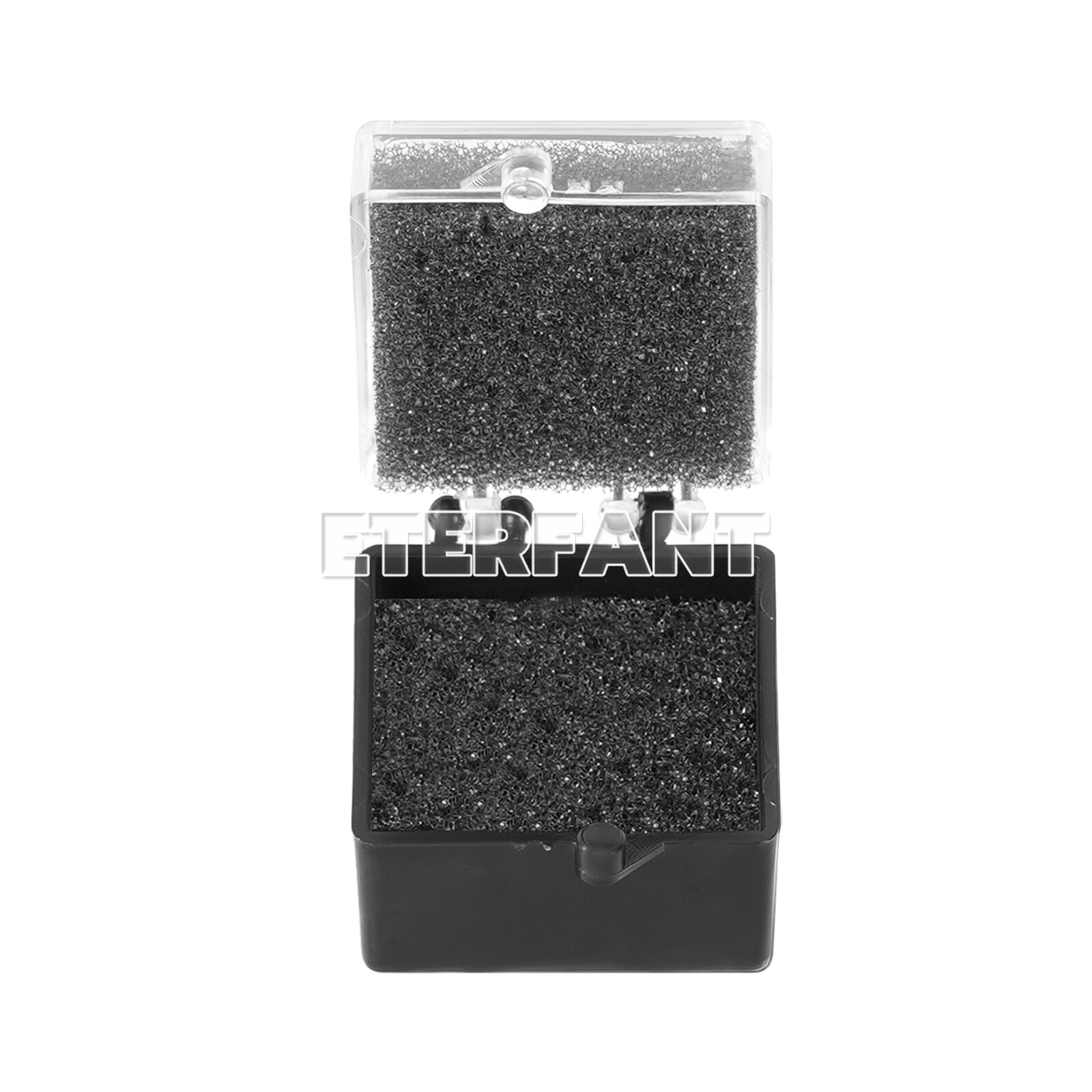 Dental Lab Crown/Veneer/Bridge Boxes 1×1 Clear Top with Sponge Fillers