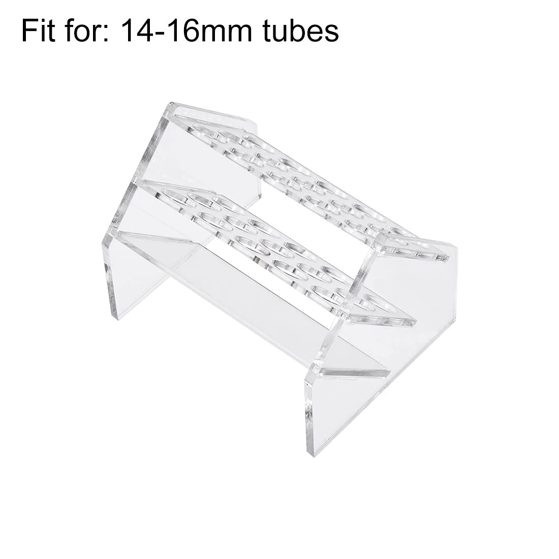 uxcell Slant Rack Acrylic Test Tube Holder 15 Wells for 10ml/15ml Centrifuge …